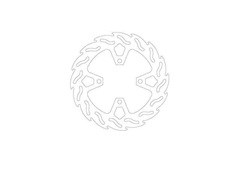 BRAKE DISC FLAME REAR