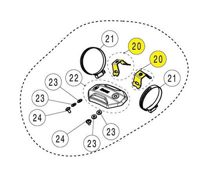 BRACKET STAINLESS STEEL TRIUMP