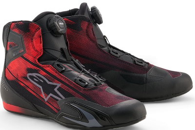 SHOE CELER VENTED BLACK/RED 7