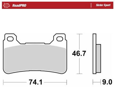 BRAKE PAD SINTER SPORT REAR
