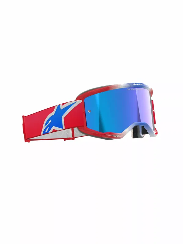 GOGGLE VISION 5 CORP RED/WT/BL