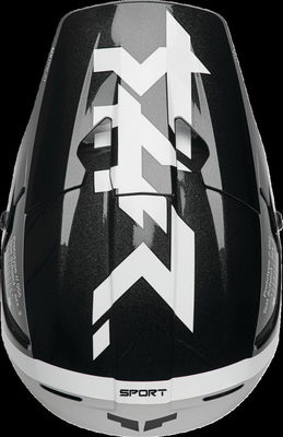 HELMET REFLEX SPORT RIOT BK/WH