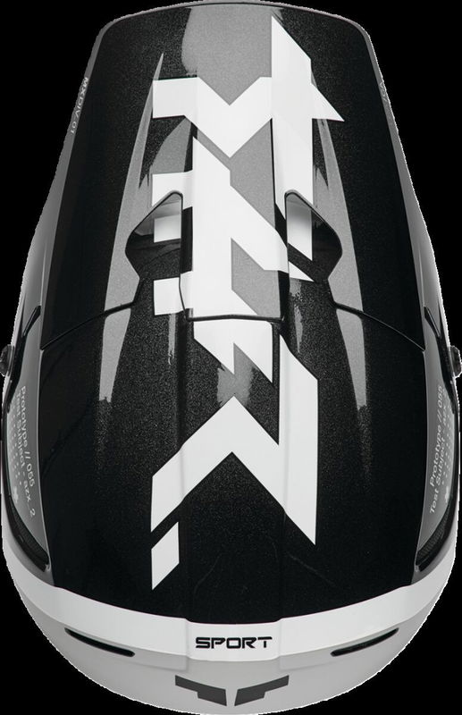 HELMET REFLEX SPORT RIOT BK/WH