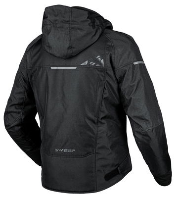 Sweep Tyron wp mc jacka, svart, 6XL