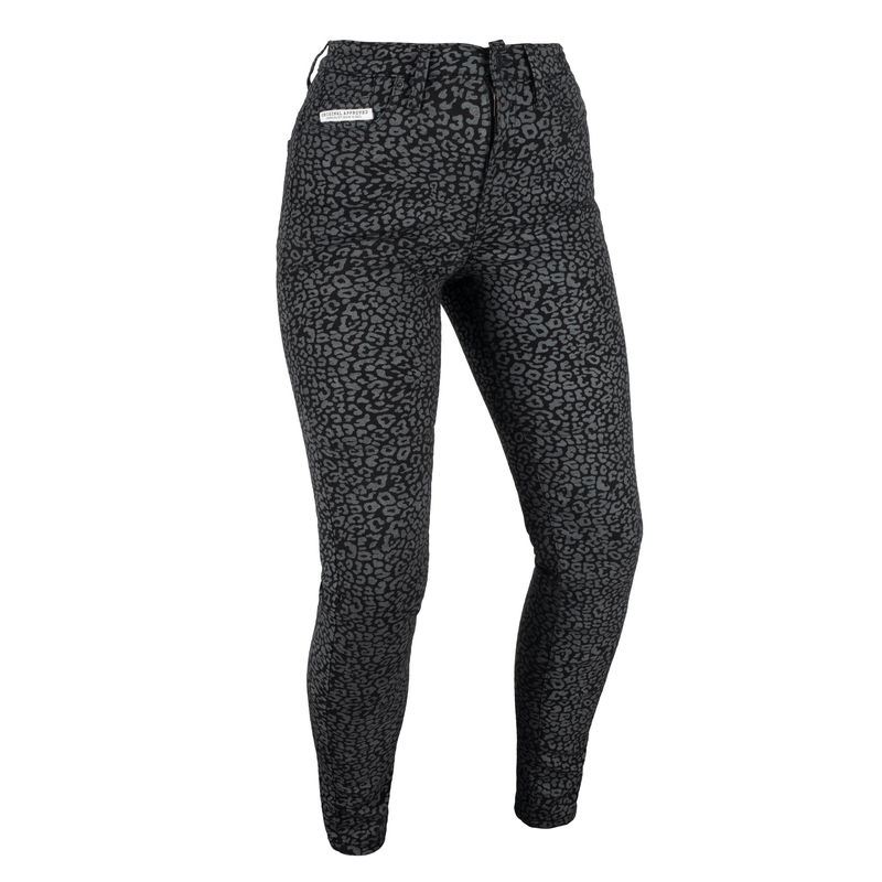 Oxford Original Approved AA Super Stretch Jeans Dam Leopard L 12