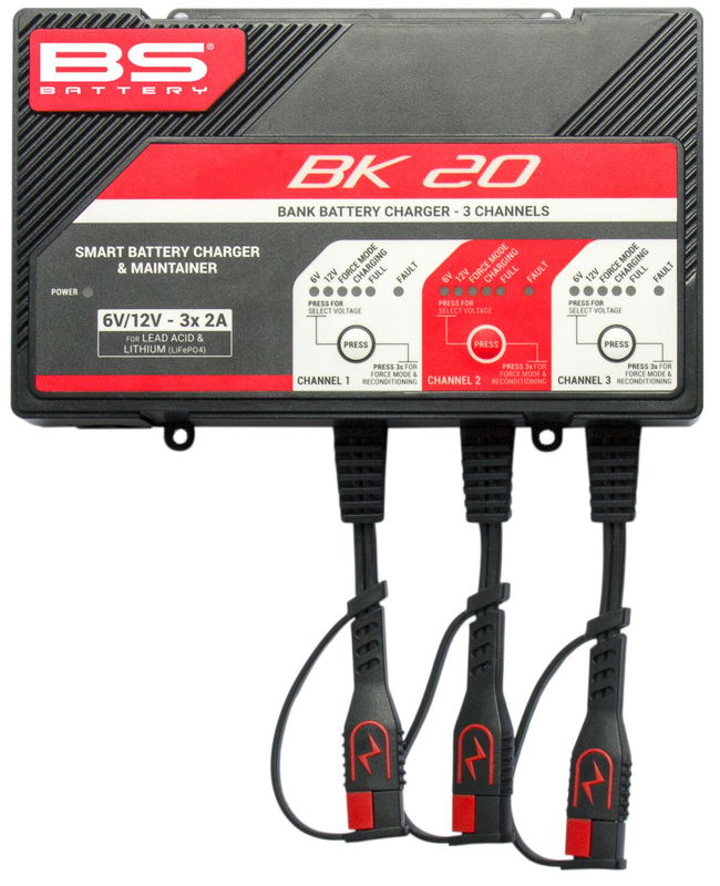 CHARGER BK20 12V 3X2A