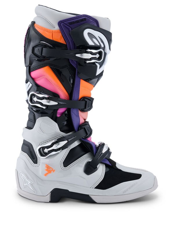 BOOT TECH 7 BLK/LT GY/ORG FL/M