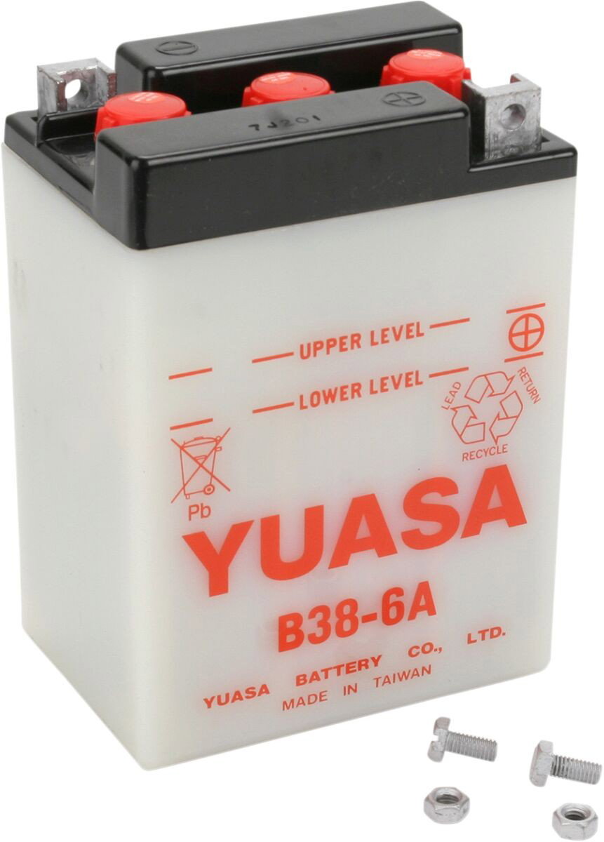 BATTERY YUASA 6-VOLT DRY B38-6