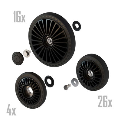 S-KIT COMPLETE CAMSO X4S WHEEL