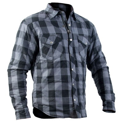 TIMELESS HillBilly Kevlar skjorta, grå/svart 3XL