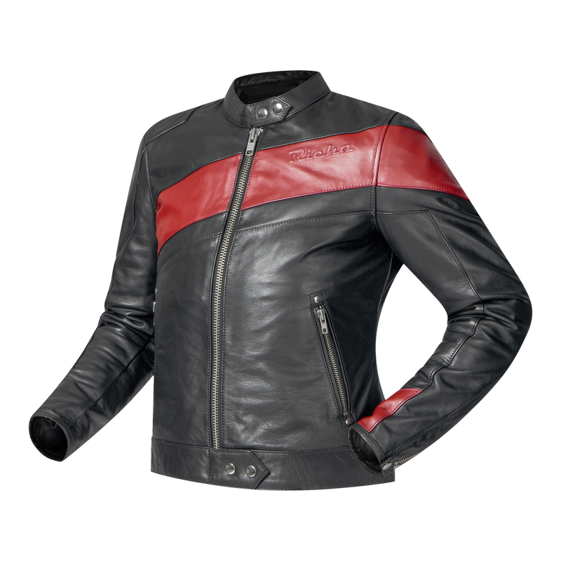 PAIGE JACKET black/bordeaux 48