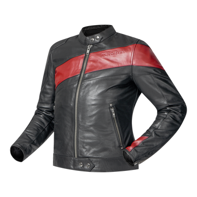 PAIGE JACKET black/bordeaux 48