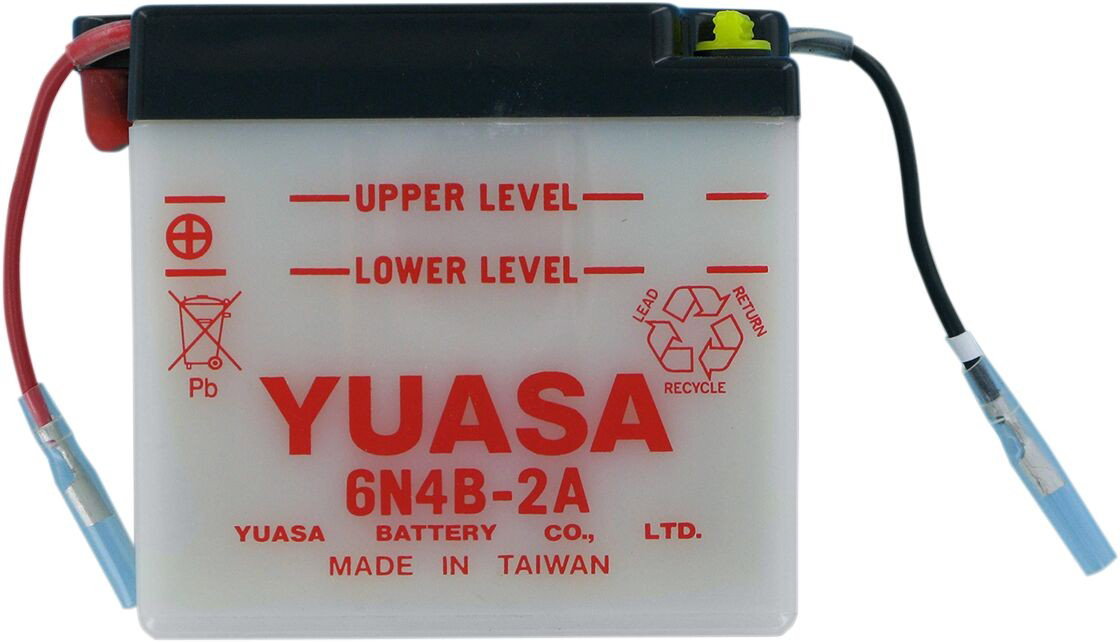 BATTERY YUASA 6-VOLT DRY 6N4B-