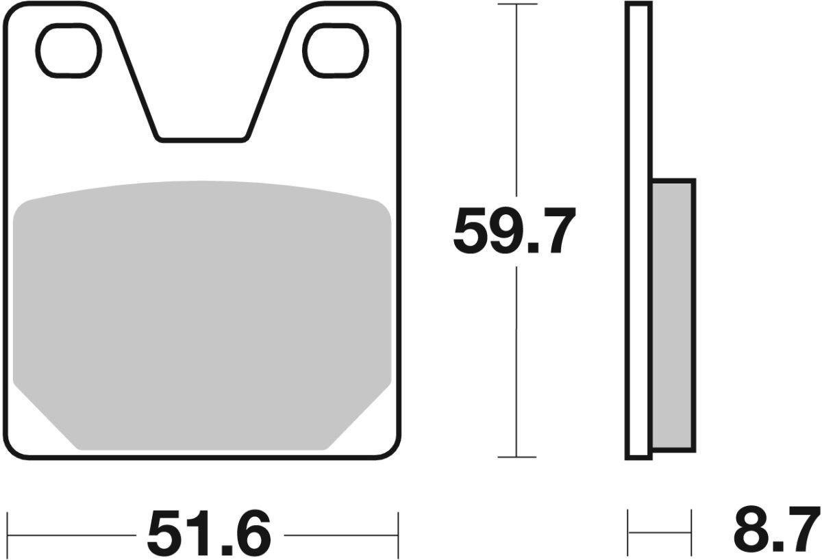 BRAKE PAD CAR RACE R
