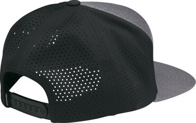 HAT BADGE HTR GY/BLACK