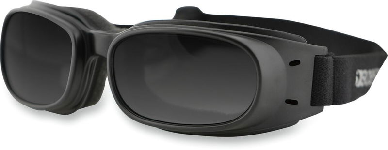GOGGLE PISTON BLACK W/ SMOKE L GOGGLE PISTON BLACK W/ SMOKE L