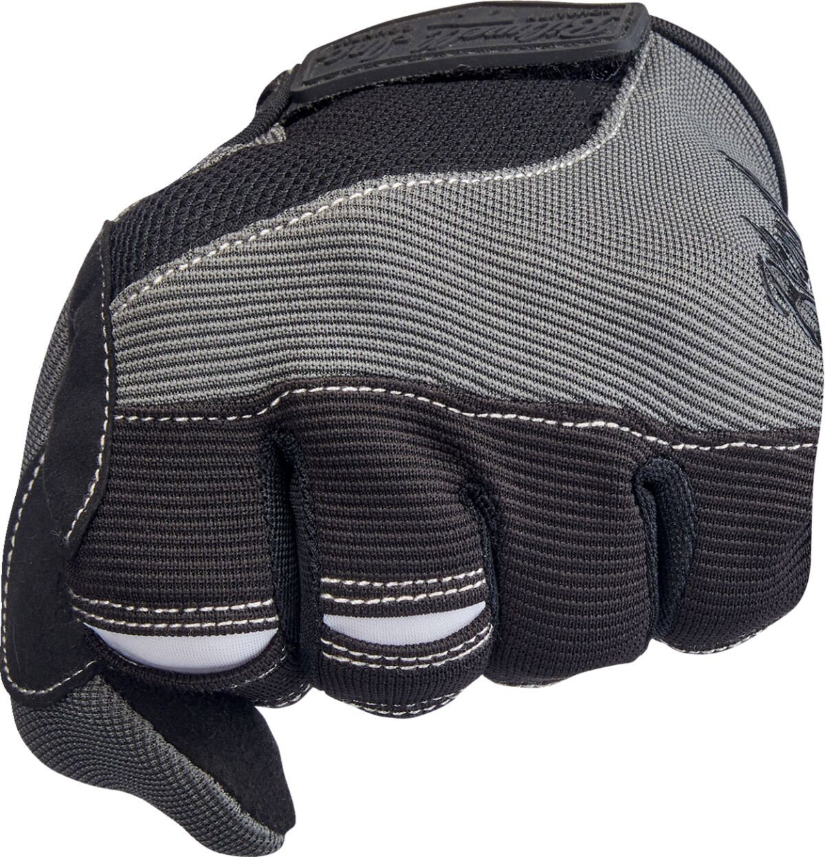 GLOVES MOTO GRY/BLK SM