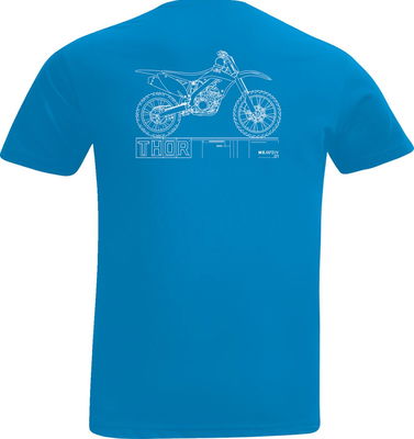 TEE TDLR BLUEPRINT COBALT 3T