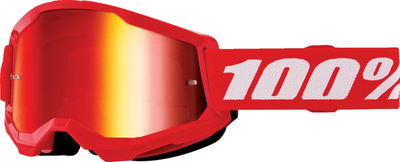 GOGGLE STRATA 2 JNR RED MIR RD