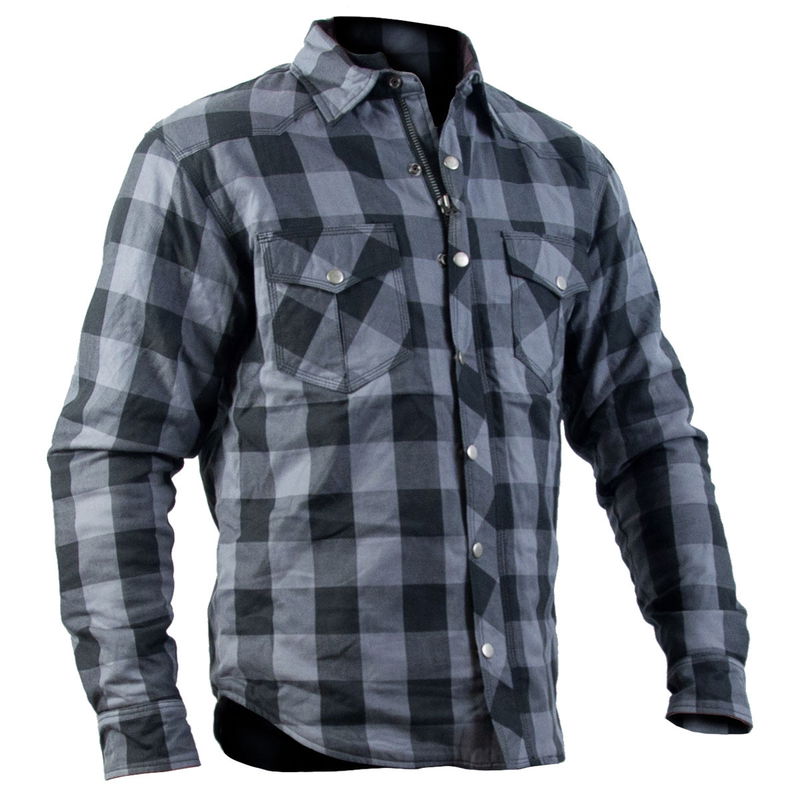 TIMELESS HillBilly Kevlar skjorta, grå/svart XXL