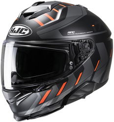 HJC Hjälm i71 Simo Grå/Fluo Orange MC6H L 58-59cm