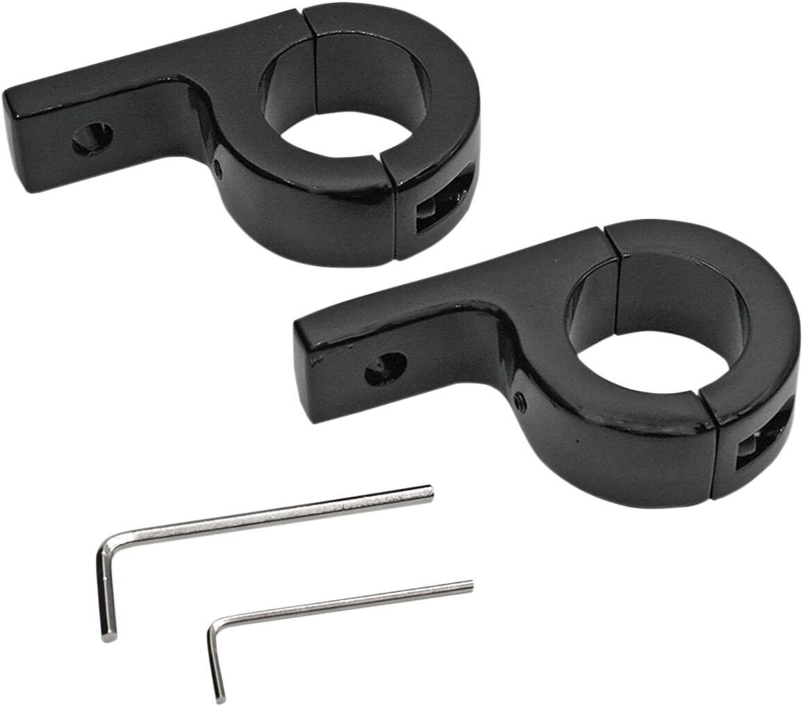 1.25 CLAMP - BLACK PAIR