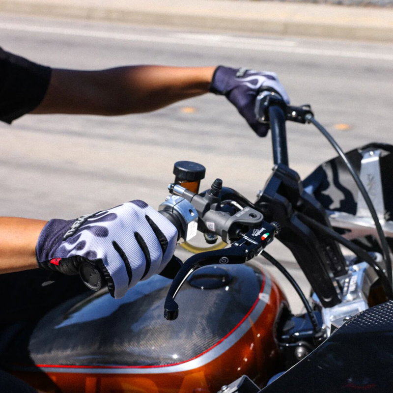 GLOVE FLAME STEALTH LEATHER PA