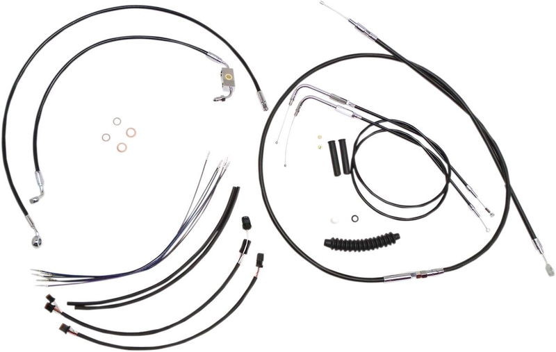 CONTROL CABLE KIT XR BLK