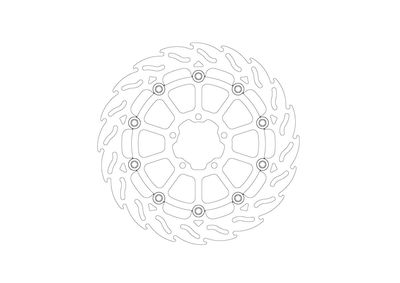 BRAKE DISC FLAME FRONT