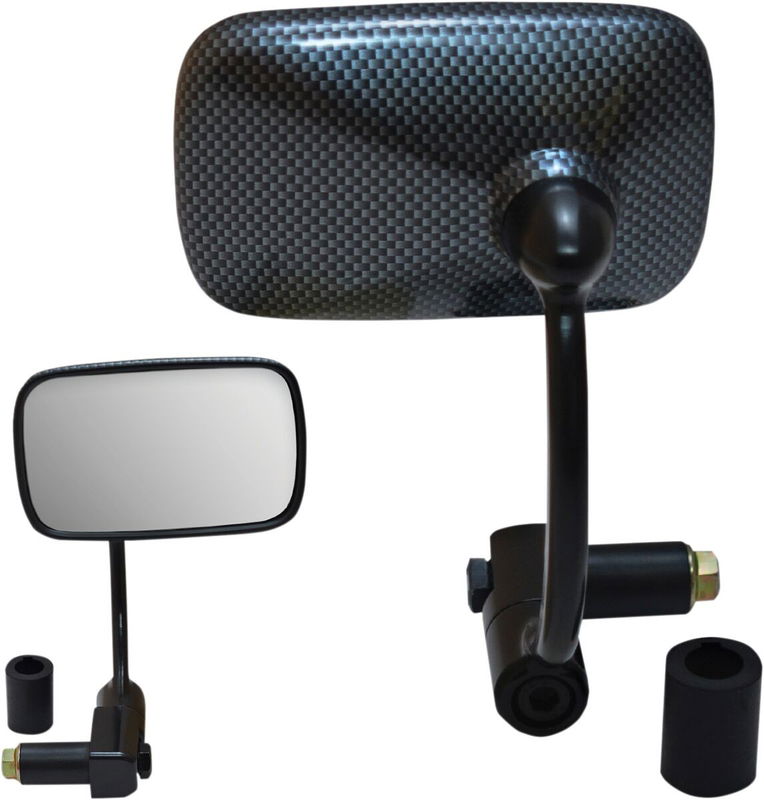 MIRROR PU 7/8 BAR END CAR