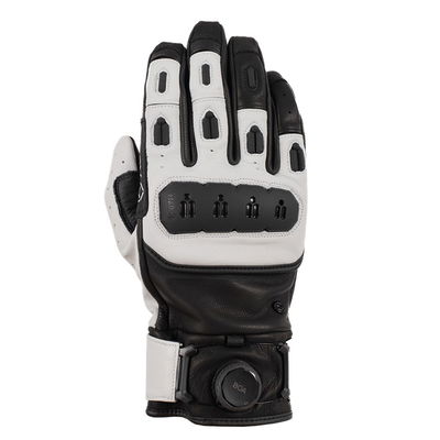 HANDSKE KNOX ORSA LEATHER MK3 SVART/VIT XXL