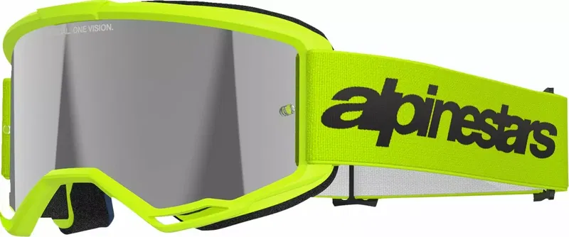 GOGGLE VISION 3 WORDMARK YLW F