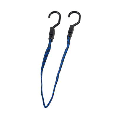 Flat Bungee blue/black QTY