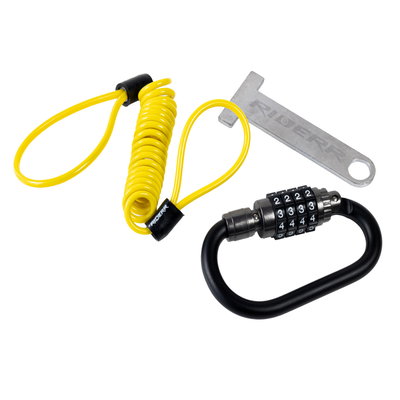 Helmet Lock black/yellow QTY