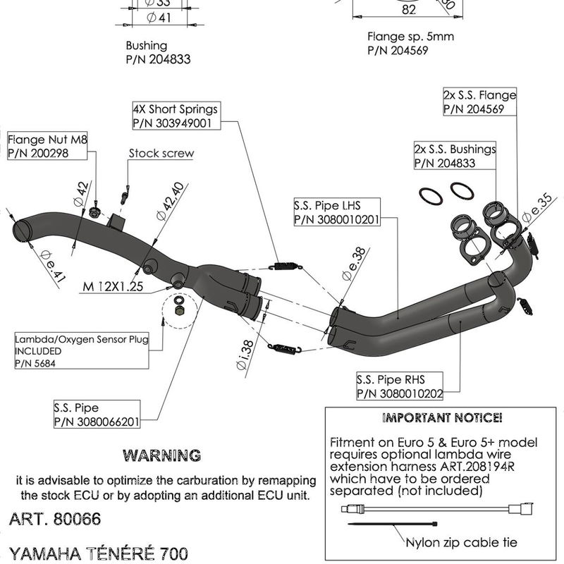 HEADER YAMAHA TENERE 700