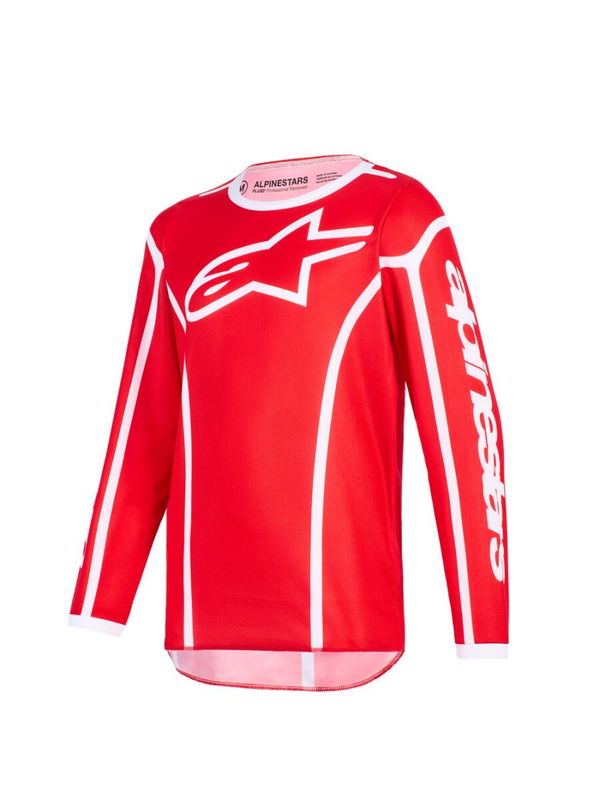 JERSEY YTH FLUID APEX RED/WHIT
