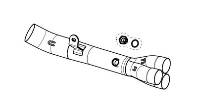 LINK PIPE SS YAMAHA R9