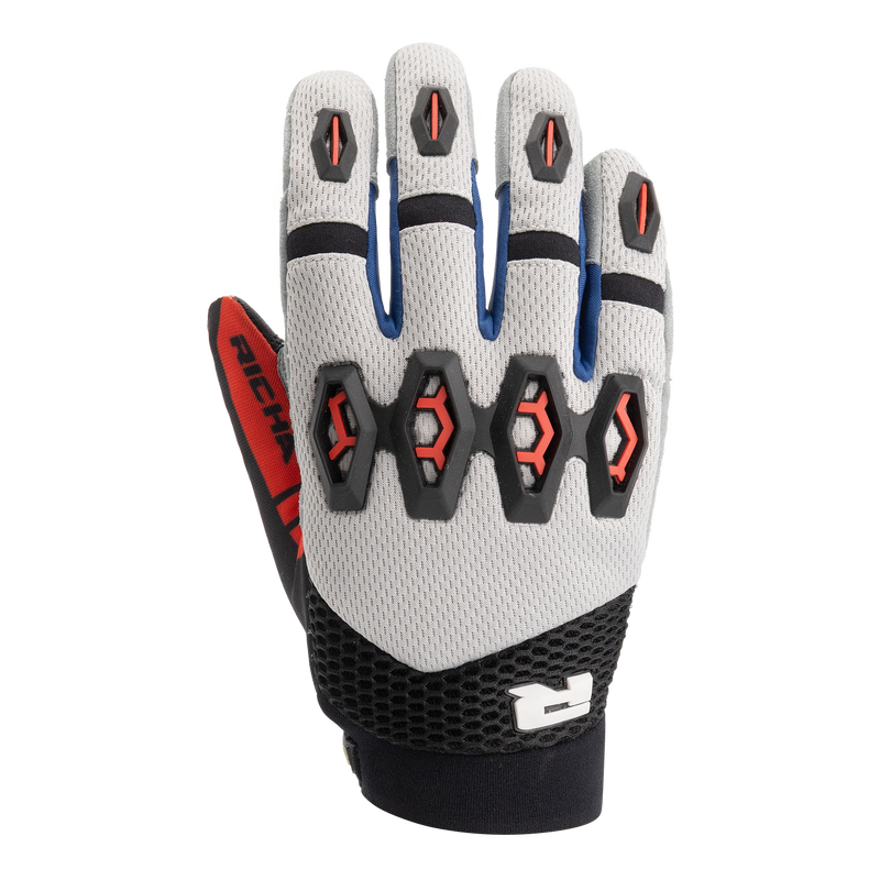 R-MX GLOVE grey red L
