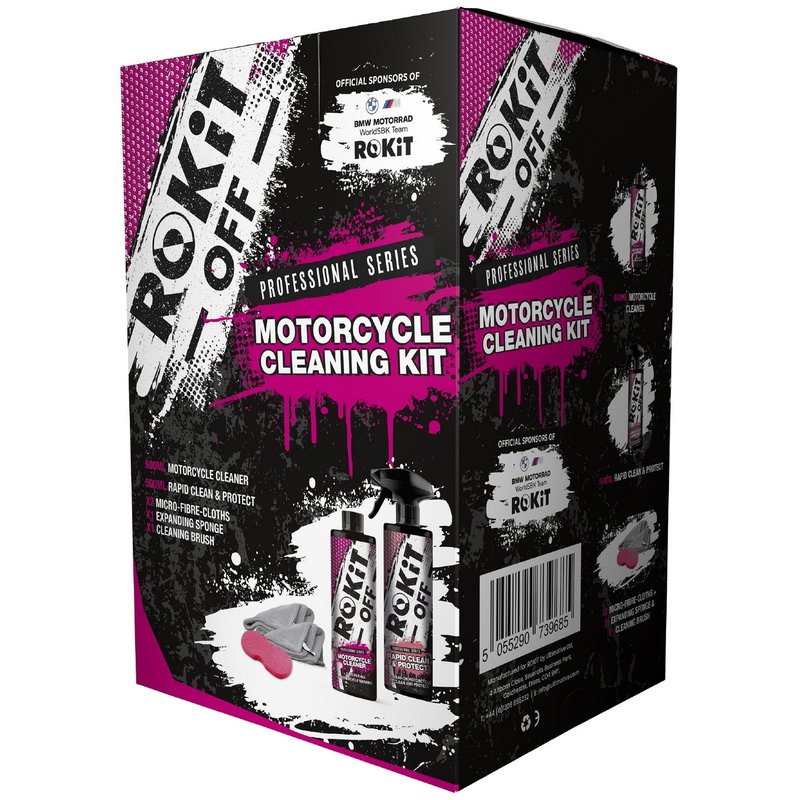 ROKiT MOTORCYCLE CLEANING KIT stnd QTY