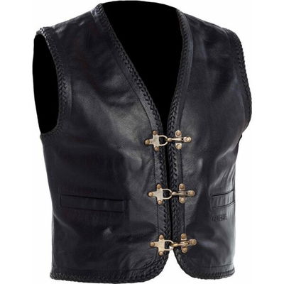 GILET SADIC WITHOUT LACES SVART XS
