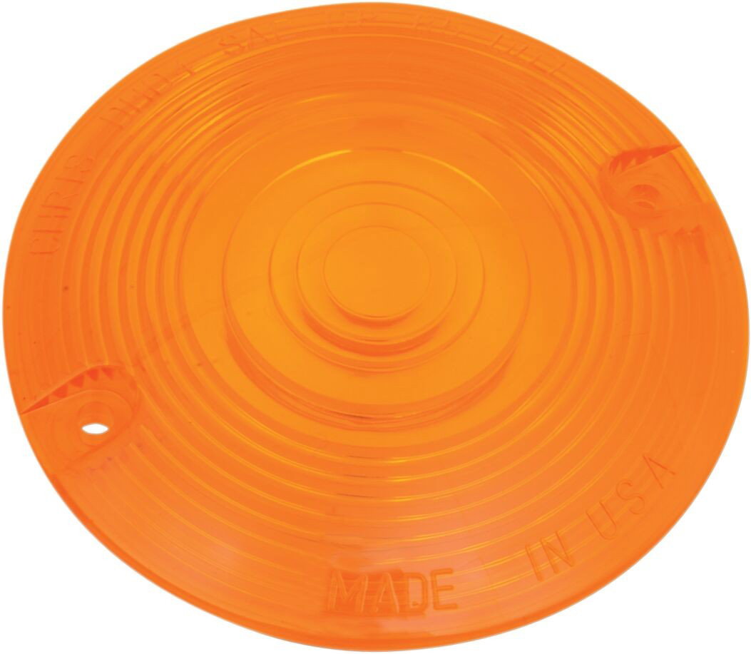 LENS REPLACEMENT AMBER W/FLAT