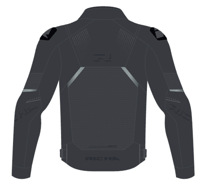STRADALE EVO LEATHER JACKET black/black 62