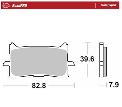 BRAKE PAD SINTER SPORT REAR
