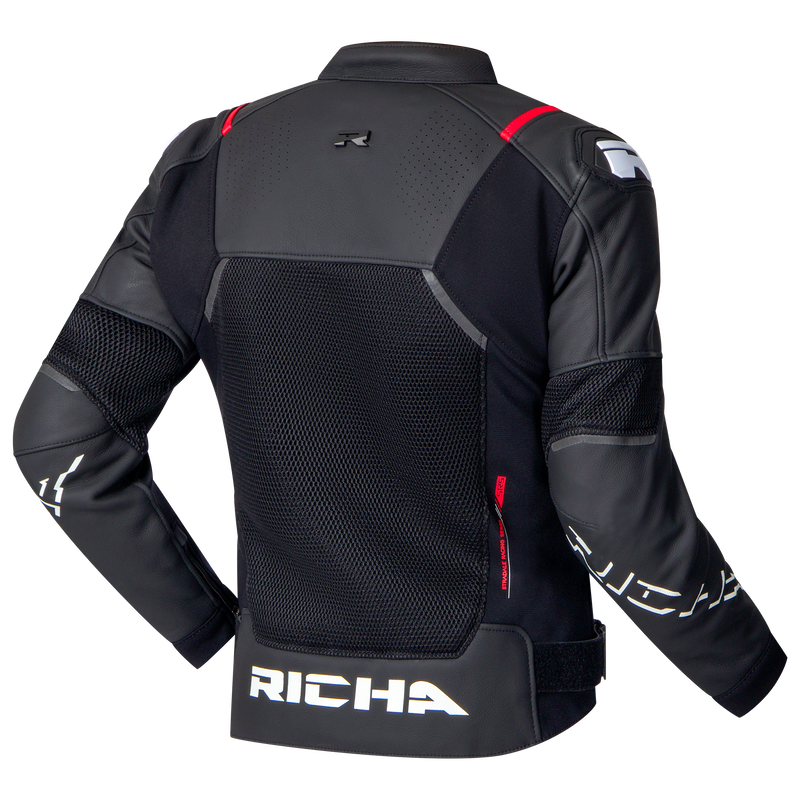 STRADALE EVO LEATHER JACKET black/white 60