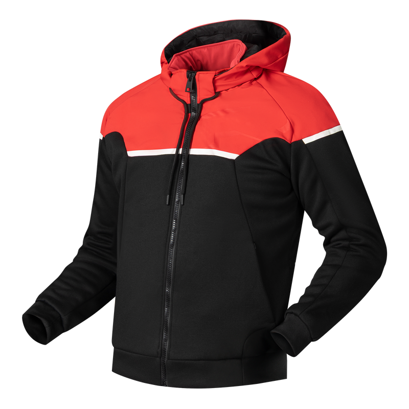 STRADALE HOODIE red/black 5XL