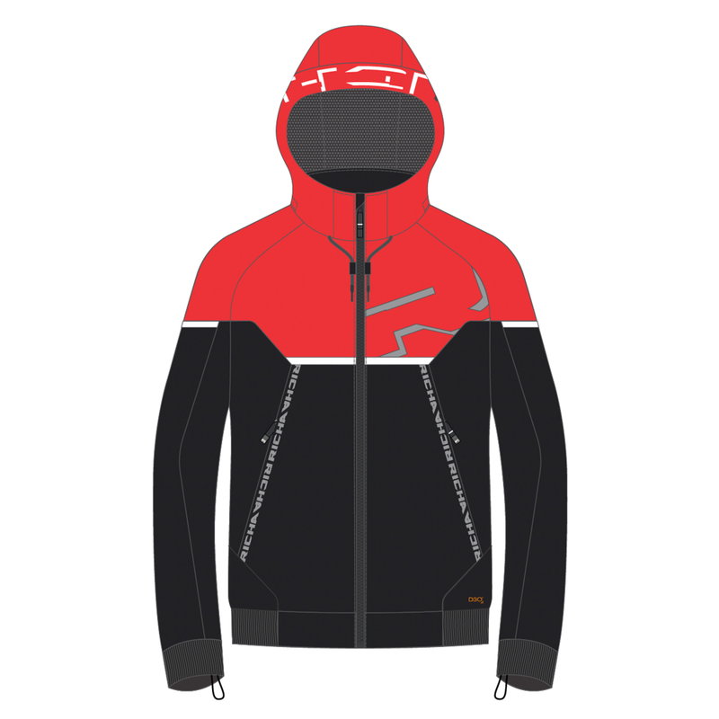 STRADALE HOODIE red/black 2XL