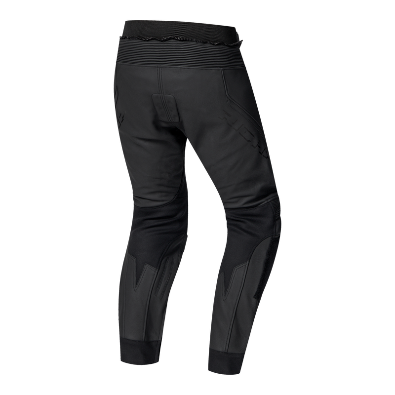 STRADALE LEATHER TROUSERS SHORT black/black 48
