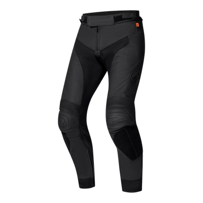 STRADALE LEATHER TROUSERS SHORT black/black 48