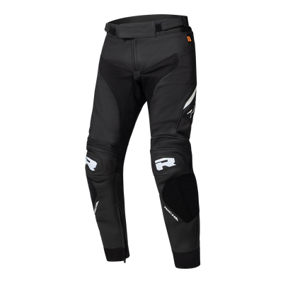 STRADALE LEATHER TROUSERS black/white 52
