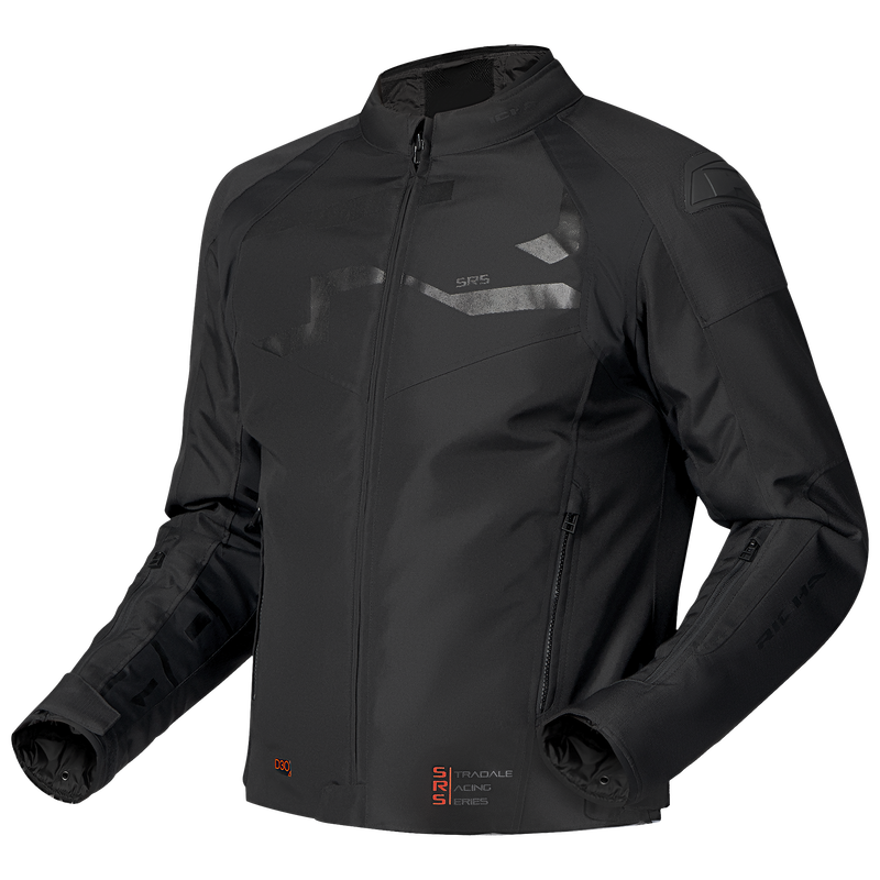 STRADALE TEX WP JACKET black/yellow fluo 4XL